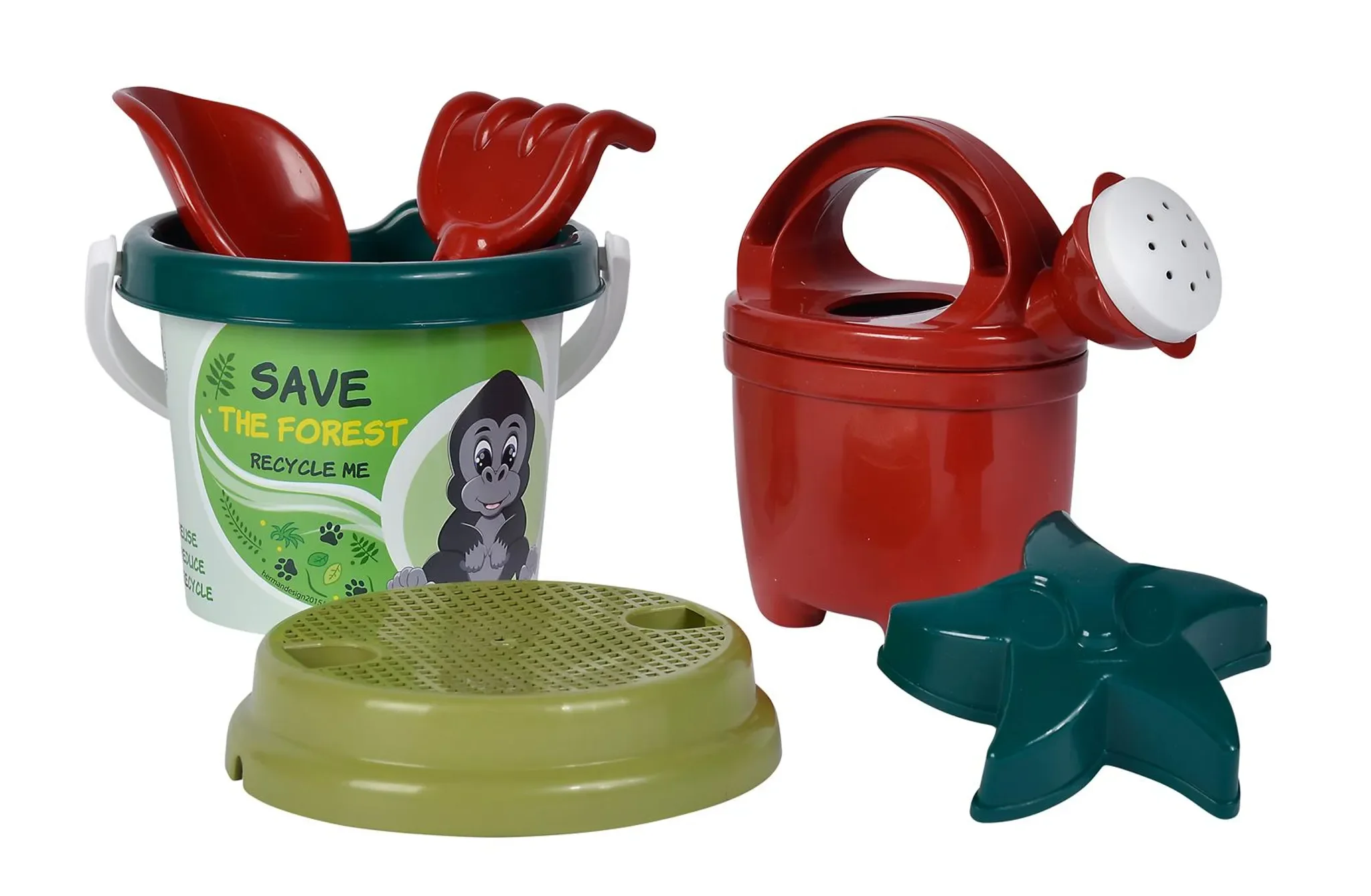 Androni Save Nature Recycle Emmerset 6-Delig – Assorti